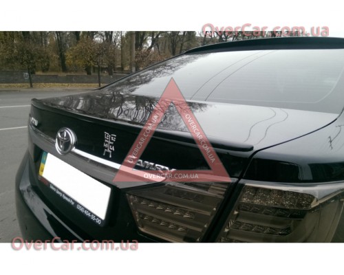 Спойлер Toyota Camry 50, 55 2011-2017 Лип низкий (стеклопластик, под покраску)