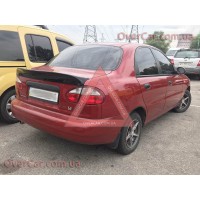 Спойлер Daewoo Lanos Утиный хвост (стеклопластик, под покраску)