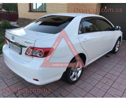 Спойлер Toyota Corolla 2007-2013 Лип (стеклопластик, под покраску)