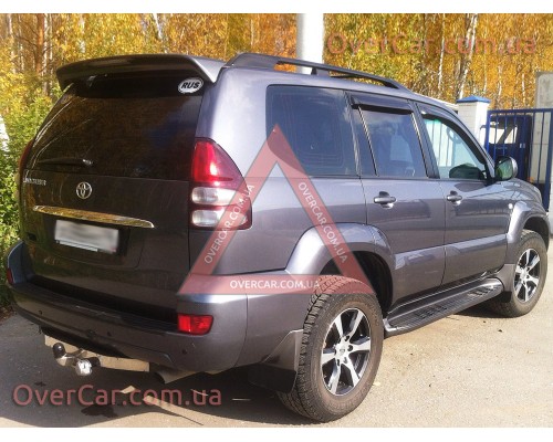Спойлер Toyota Land Cruiser Prado 120 2003-2009 ДСТ (стеклопластик, под покраску)