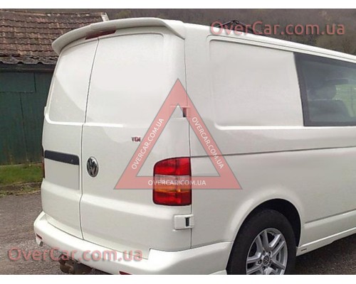 Спойлер Volkswagen Transporter T5 03-10 ДСТ Распашной (стеклопластик, под покраску)