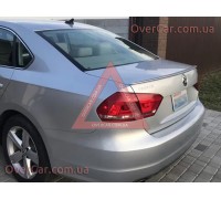 Спойлер Volkswagen Passat B7/B8 2010-2020 USA Лип (стеклопластик, под покраску)